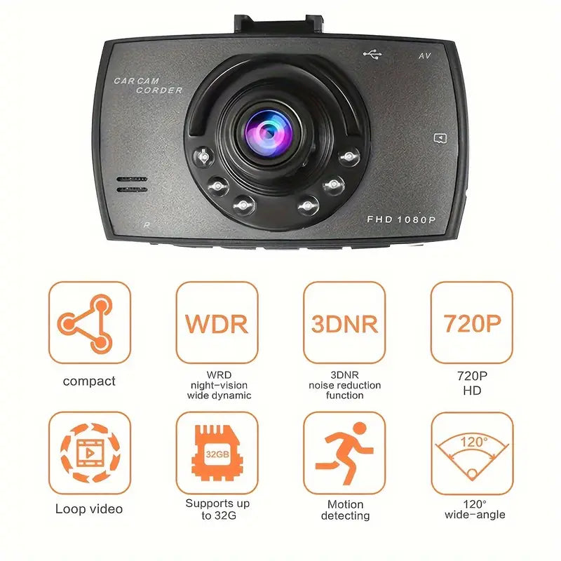 HD Truck Dash Cam with 32GB Card