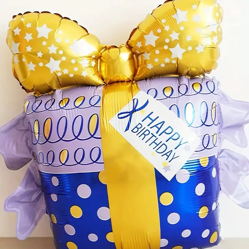 1pc, Gift Balloon, Happy Birthday Balloons