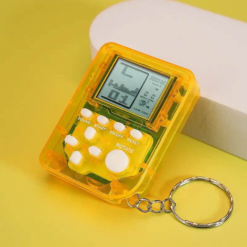 Nostalgic Electronic Mini Game Keychain Console.